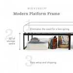 Modern Platform Frame